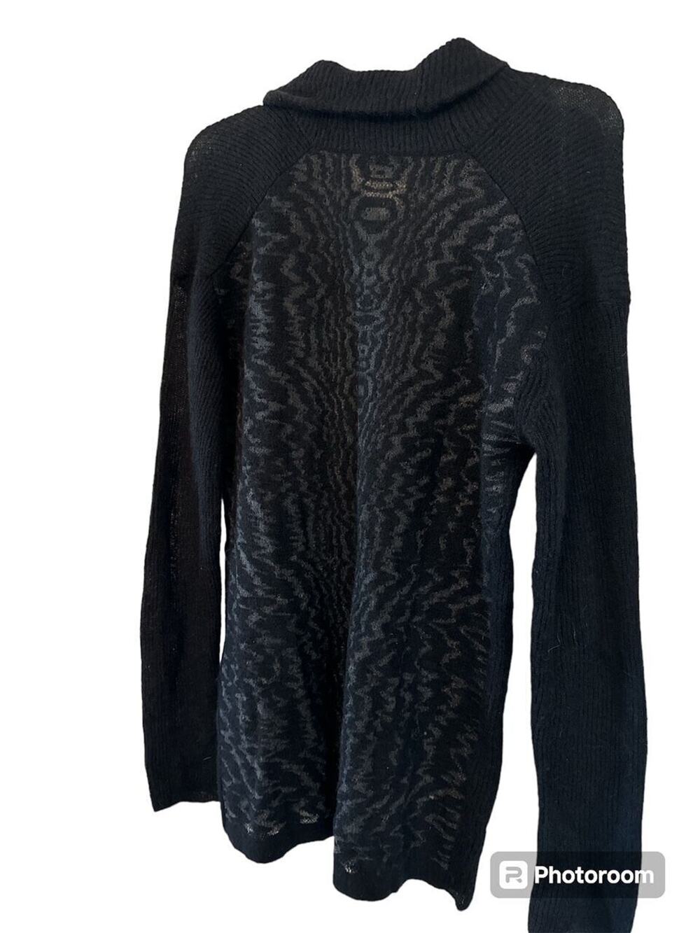 Alexander Wang ALPACA BLEND ANIMAL PRINT SZ S